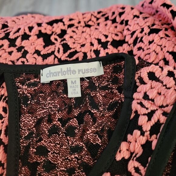 Coral Double Layer Eyelet Dress - Picture 8 of 8